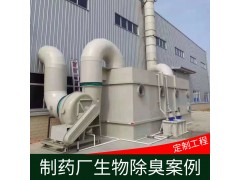 生物除臭滤池废气处理装置PP生物除臭箱滴滤塔除臭塔系统设备图2